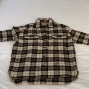 Plaid Button-Up Shirt